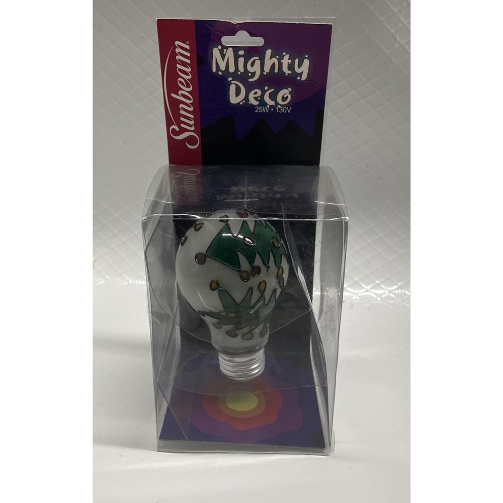 Sunbeam Christmas Tree Bulb Retro Light festive mighty deco 25 Watt